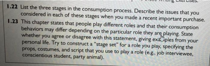 115 LISCS. 1.22 List the three stages in the