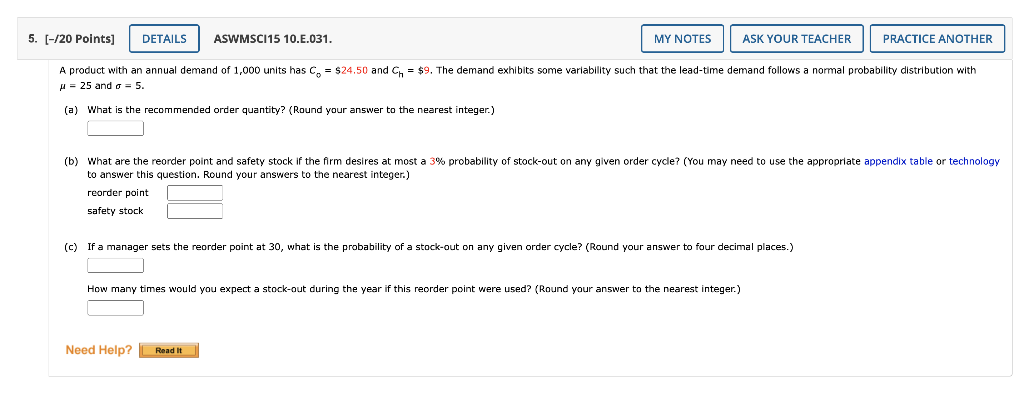 Hi! Please signify ALL answers legibly so I can