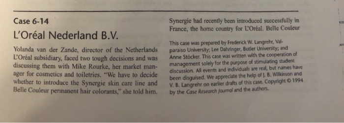 From the strategic perspective, should loreal