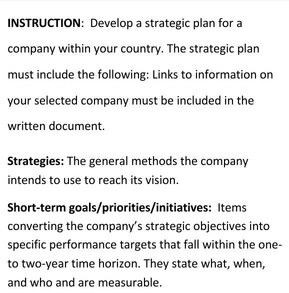 for this strategic plan i am doing Berger Paint