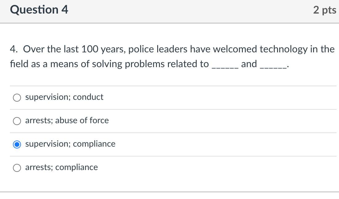 Question 4 2 pts 4. Over the last 100 years,