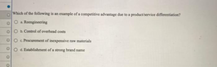 Which of the following is an example of a