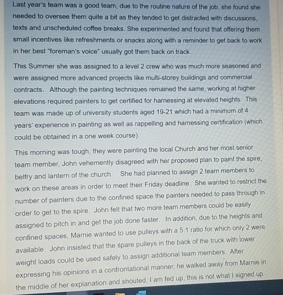 Marnie could not help but notice the various