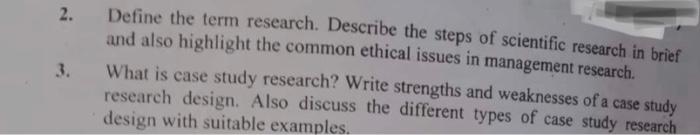 i need help asap thank you 2. Define the term