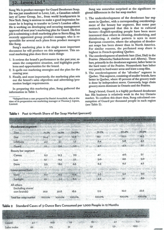 This is a Case Study. The 3 questions can be