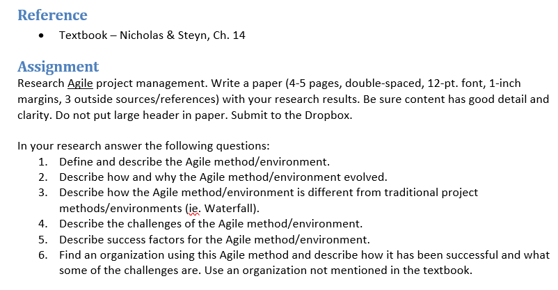Reference Textbook - Nicholas & Steyn, Ch. 14