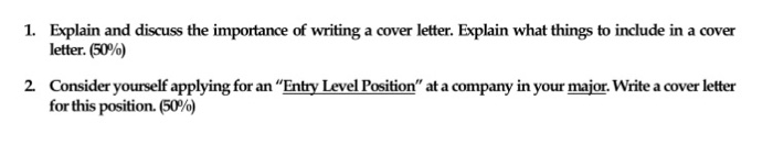 1. Explain and discuss the importance of writing