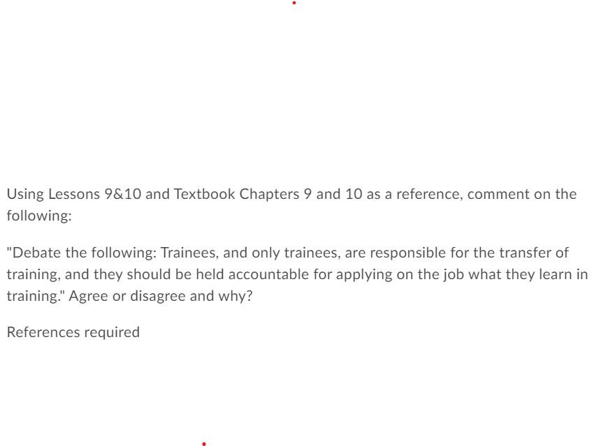 Using Lessons 9&10 and Textbook Chapters 9 and 10