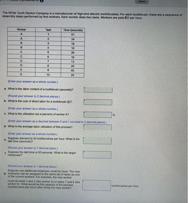 The White Tooth Device Company is a manufacturer