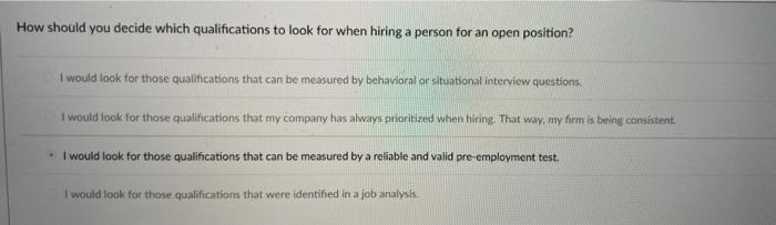 How should you decide which qualifications to