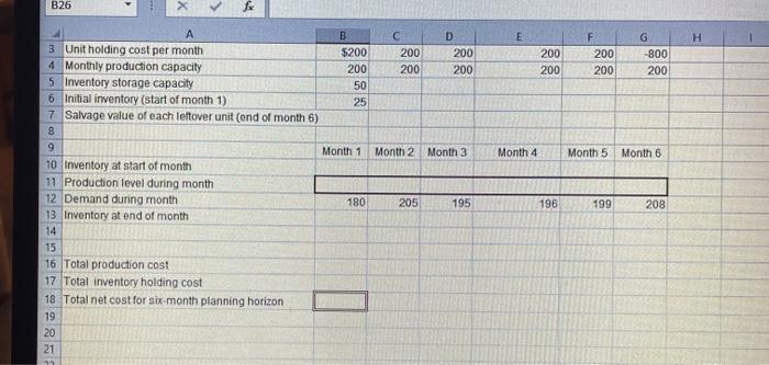 please solve using this excel template. please