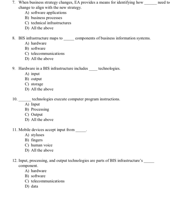 please assist need to 7. When business strategy