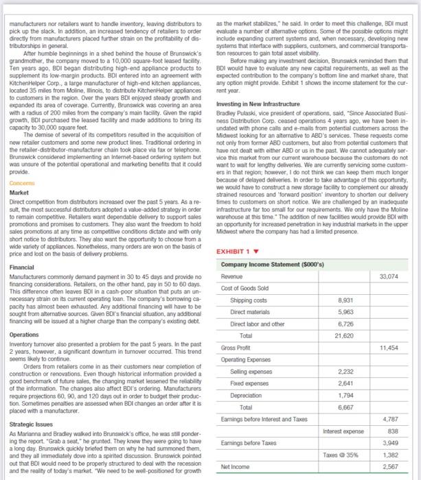 CASE Brunswick Distribution, Inc. Alex Brunswick,