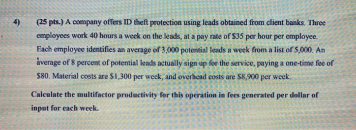 a company offers ID theft protection using leads
