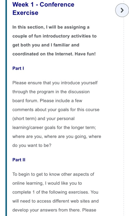 Week 1 Reading Comprehension Questions Question 1