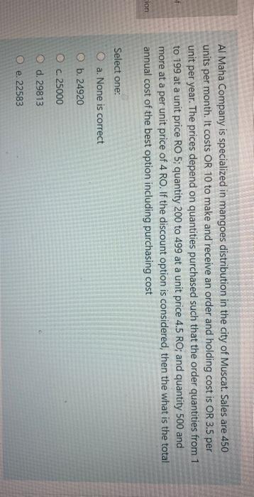 Al Maha Company is specialized in mangoes