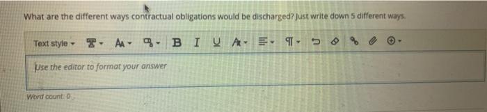 What are the different ways contractual