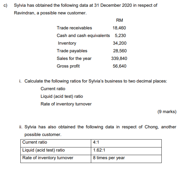 QUESTION 2 (30 MARKS) a) Explain TWO (2) possible