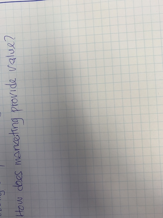 how does marketing provide value? Lanj