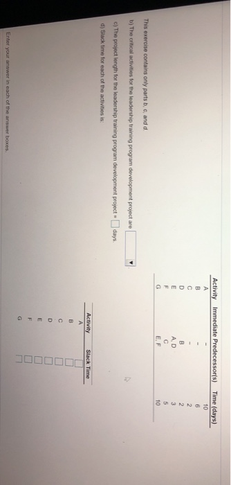 Please answer all parts, thank you Activity