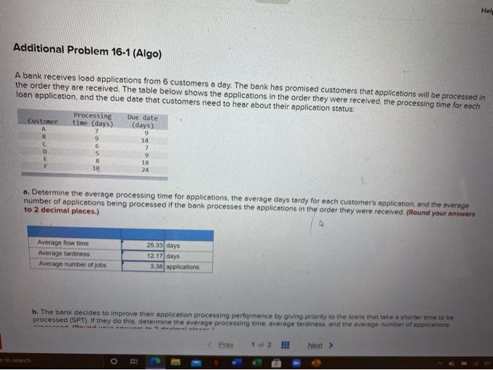 i need help with part b,c,and d. Hel Additional