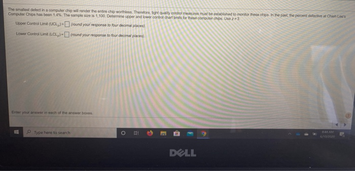 The smallest defect in a computer chip will