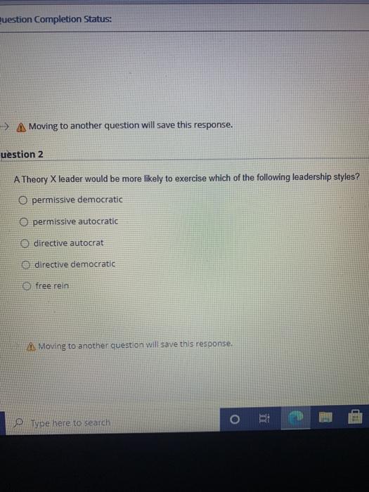 Question Completion Status:  style=