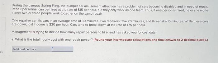 During the compus Spring Fling, the bumper car