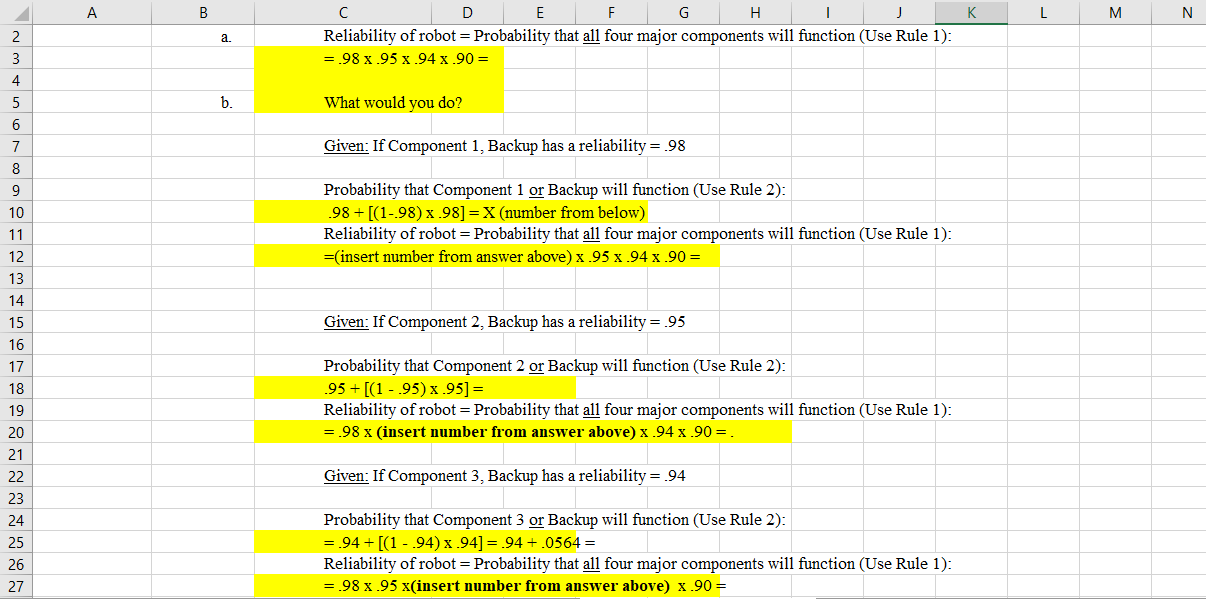Need the highlighted areas worked out, many