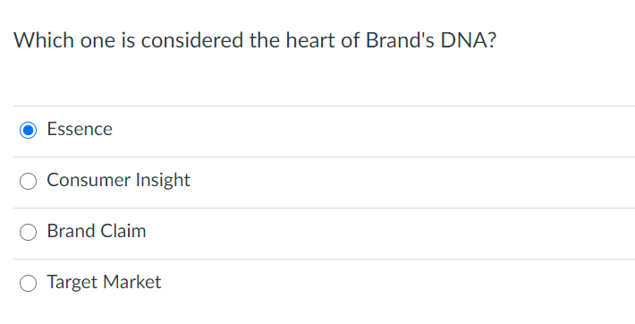 Which one is considered the heart of Brand's DNA?