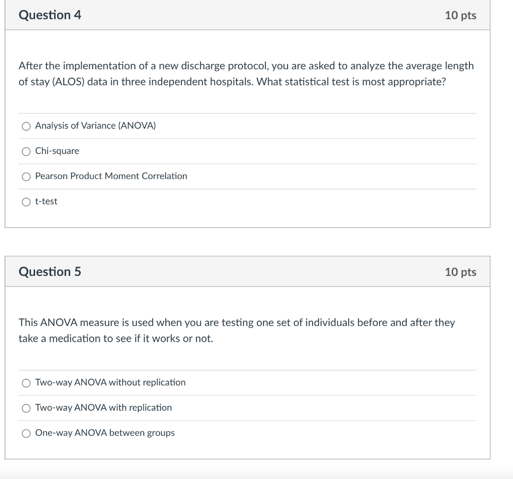 Question 1 10 pts analysis of performance data