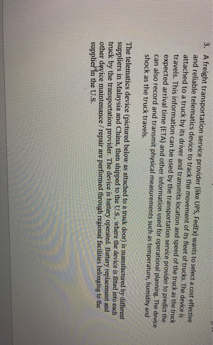 please show step by step 3. A freight