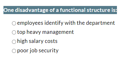 Which of the following gives more control to the