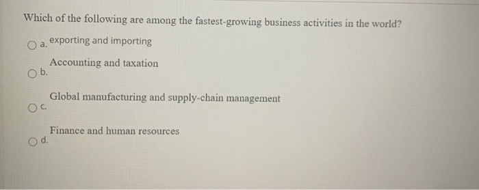 Which of the following are among the