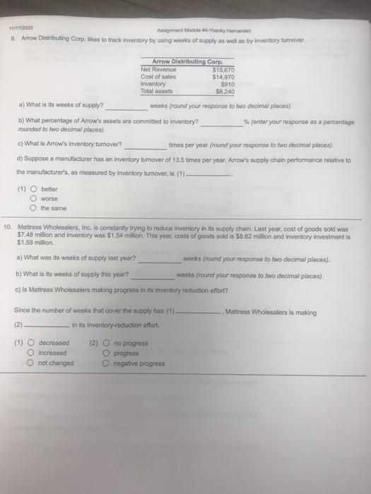 Assim Module 14-Yan Home 9. Arrow Distributing