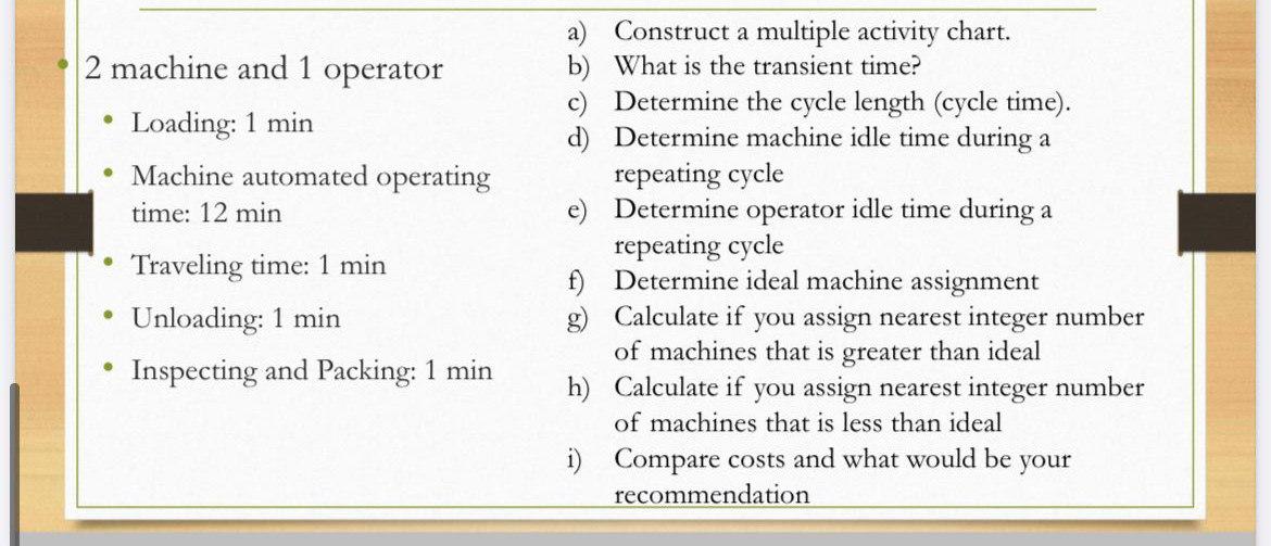 I need the answer as soon as possible 2 machine