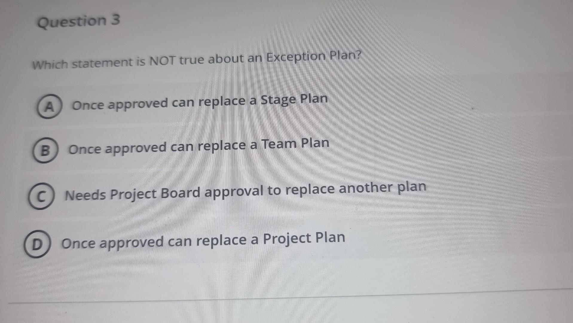 Which statement is NOT true about an Exception