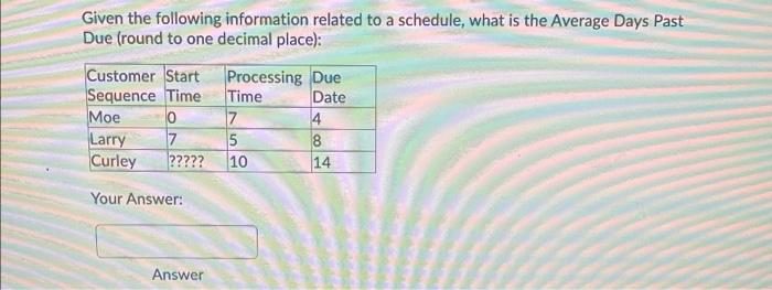 please help with the numbers in the problem Given