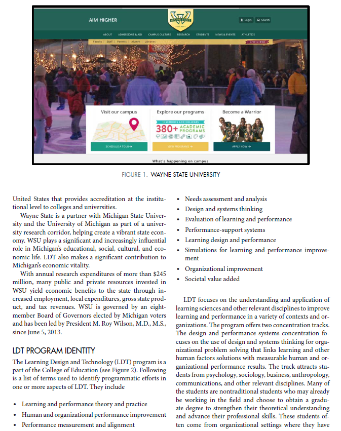 Summerize it in 300 words AN ACADEMIC PROGRAM