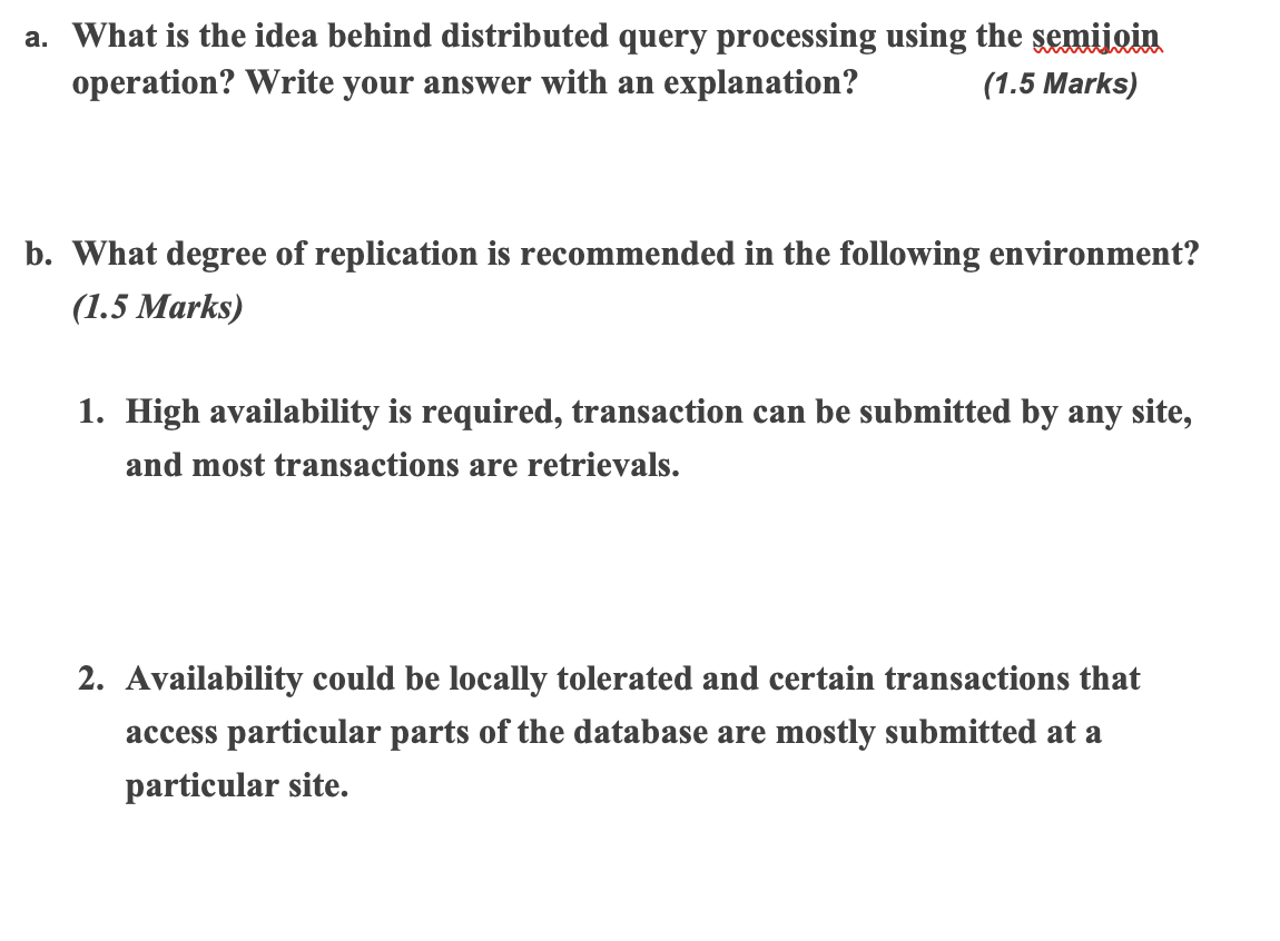 What is the idea behind distributed query