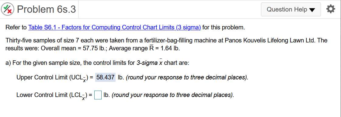 Xx Problem 68.3 Question Help Refer to Table 56.1