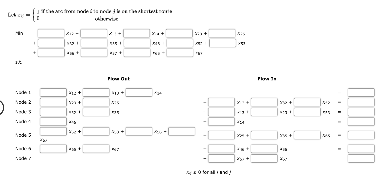 Problem 6-23 (Algorithmic) Find the shortest