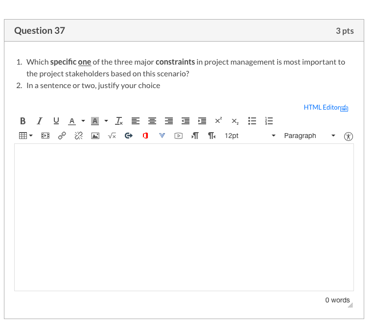 Section II - Scenario Analysis: [40 Points] Read