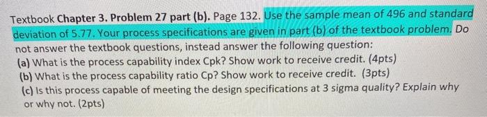 Textbook Chapter 3. Problem 27 part (b). Page