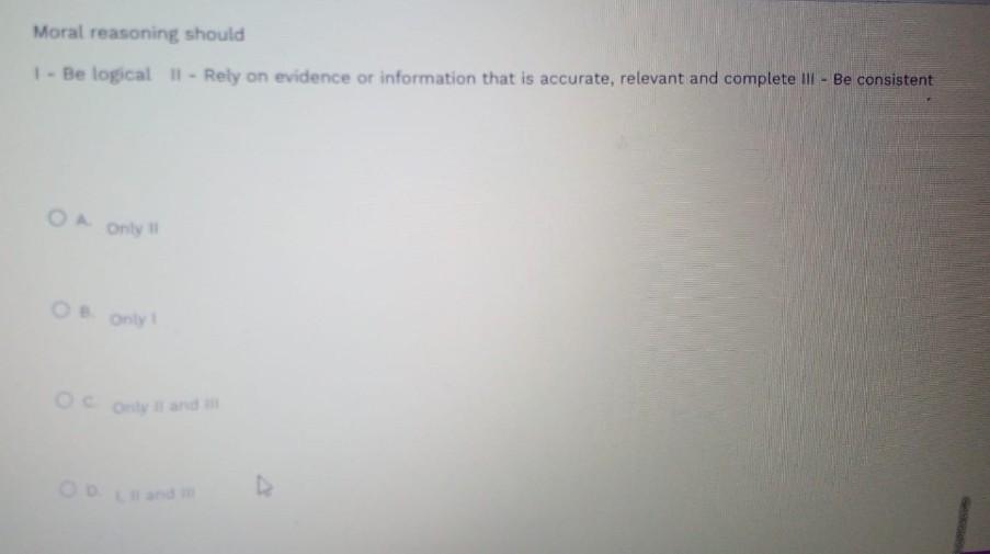 Which of the following most likely will support