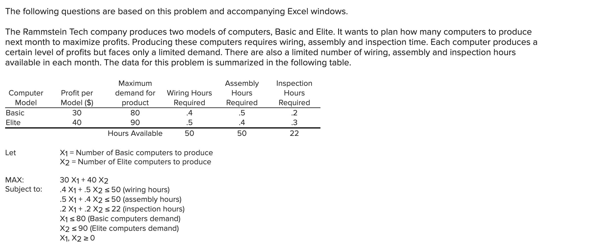 1) What formula should be entered in cell E5 in