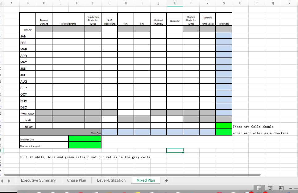 Assignment 2Data: Use the following monthly