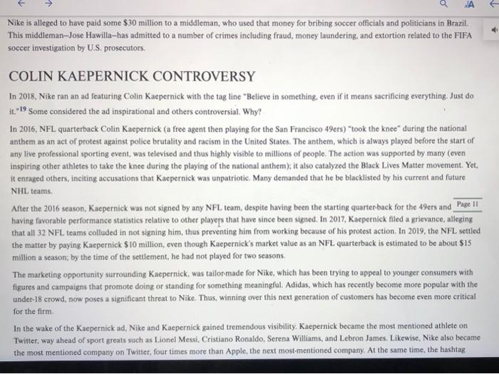 Please read Case #12 and pick ONE topic from the