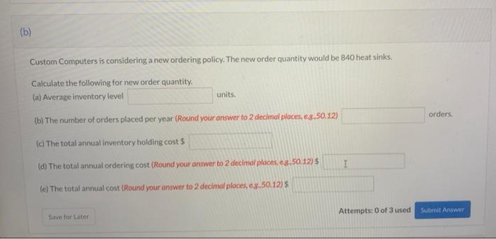 133/5 = Custom Computers, Inc. assembles custom