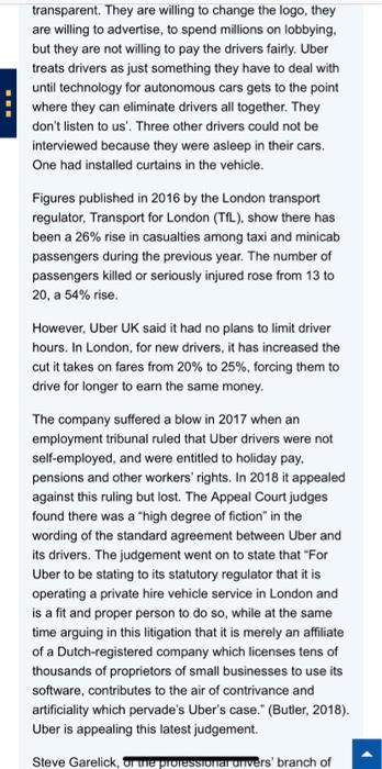 please read case study long explanation required